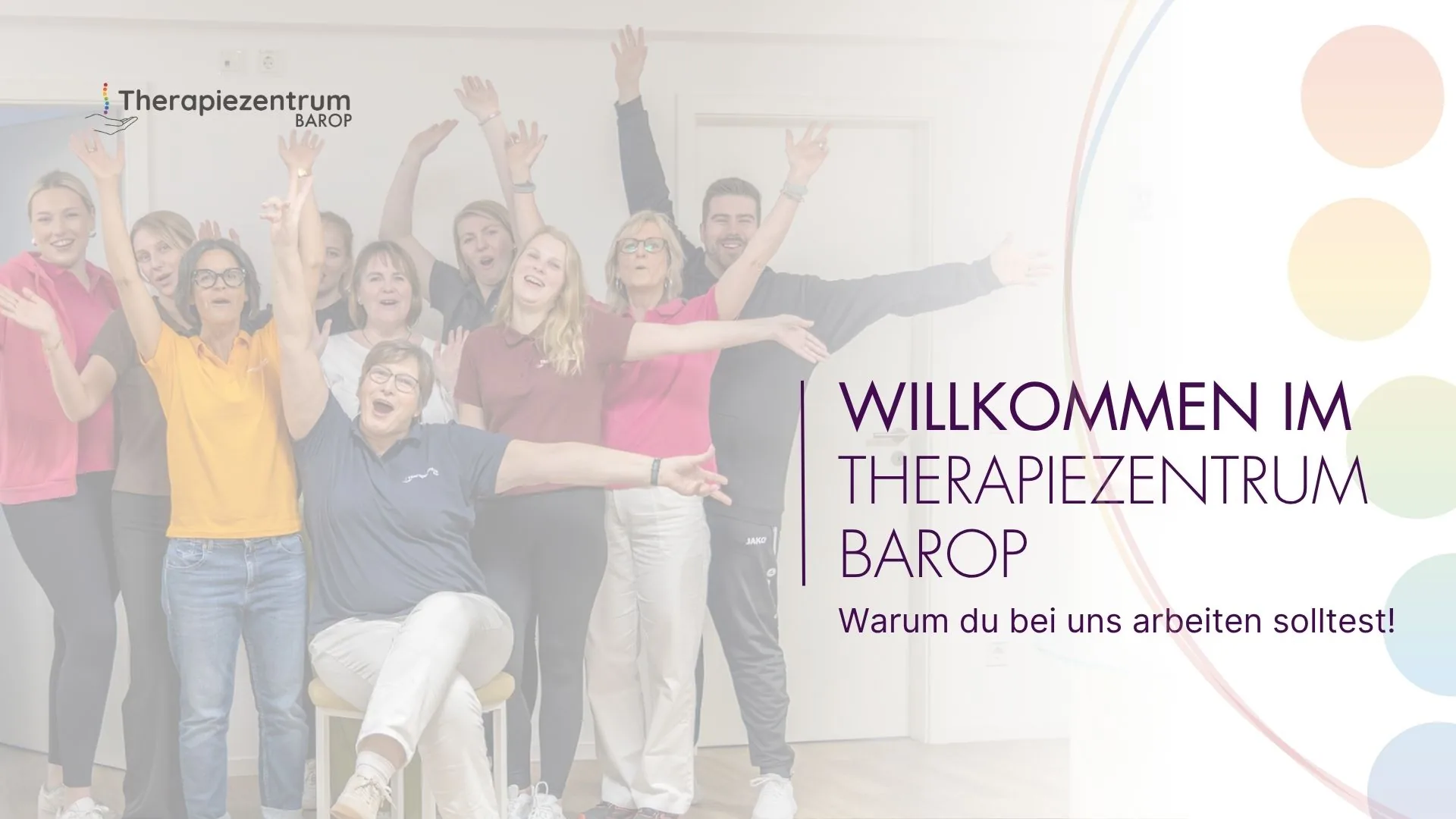 Willkommen im Therapiezentrum Barop – warum du bei uns arbeiten solltest – Video abspielen